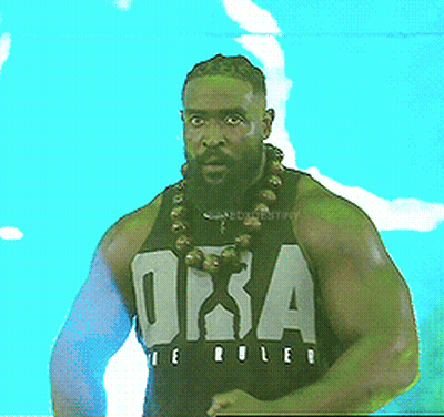 Bearded Man In Black Tank Top Saying Oka GIF