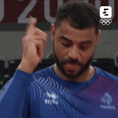 Bearded Man In Blue And Red Shirt Giving Middle Finger GIF