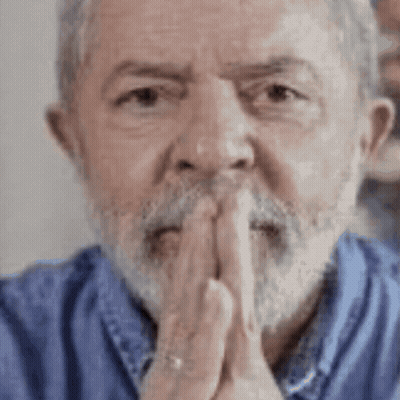 Bearded Man In Blue Shirt Praying GIF
