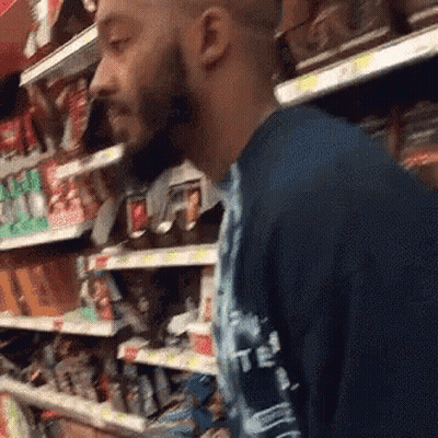 Bearded Man In Blue Shirt Saying T.E.I GIF