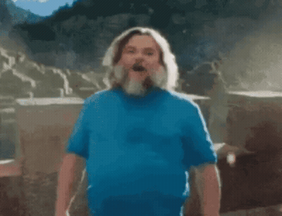 Bearded Man In Blue Shirt With I Am Sign GIF