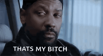 Bearded Man In Car Saying That's My Bitch GIF
