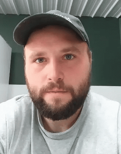 Bearded Man In Chicago Cubs Hat GIF
