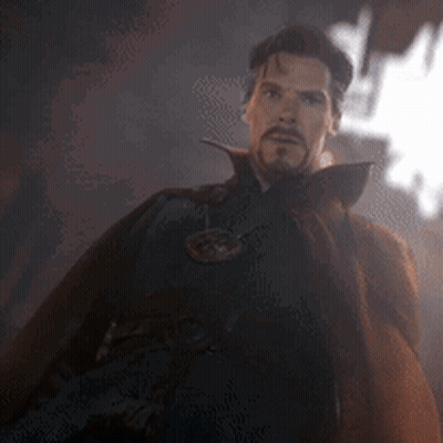 Bearded Man In Collared Cape GIF