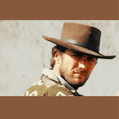 Bearded Man In Cowboy Hat And Camo Shirt GIF