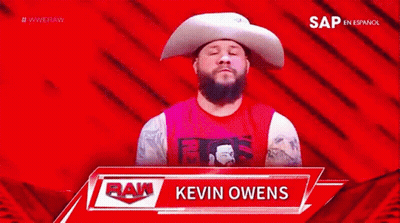 Bearded Man In Cowboy Hat Kevin Owens GIF