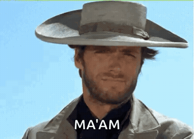 Bearded Man In Cowboy Hat Making Funny Face GIF