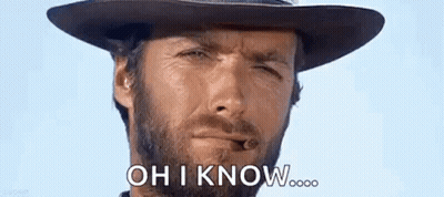 Bearded Man In Cowboy Hat Smoking Cigar Saying Oh I Know GIF