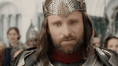Bearded Man In Crown And Armor GIF