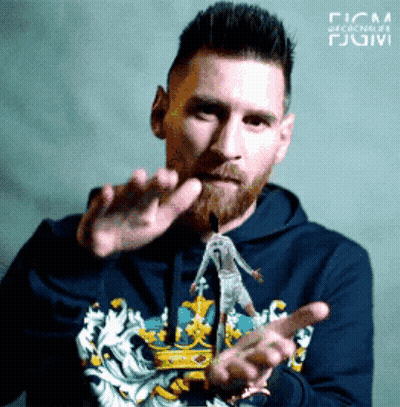 Bearded Man In Crown Hoodie GIF