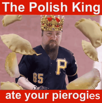 Bearded Man In Crown With 65 Jersey GIF