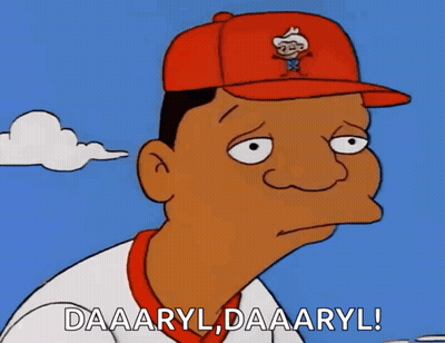 Bearded Man In Dodgers Hat Smiling GIF