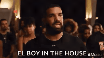 Bearded Man In Front Of Crowd GIF