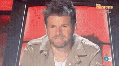 Bearded Man In Front Of Red Curtain Minions GIF