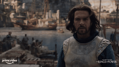 Bearded Man In Front Of Water Saying The Lord Of The Rings GIF