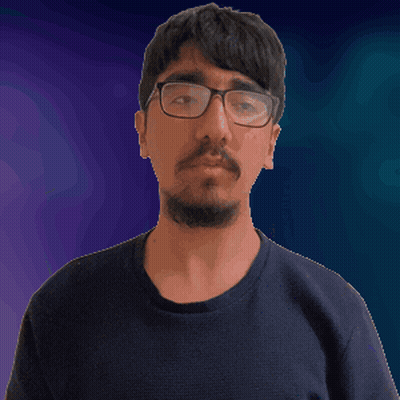 Bearded Man In Glasses And Black Shirt GIF
