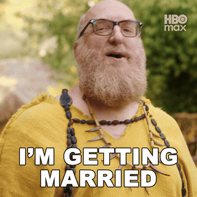 Bearded Man In Glasses Says I'm Getting Married GIF