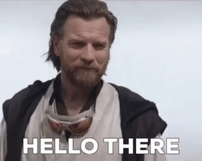 Bearded Man In Goggles Says Hello There GIF