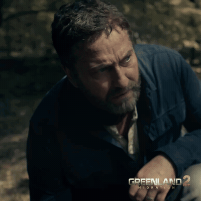Bearded Man In Greenland 2 Film Advertisement GIF