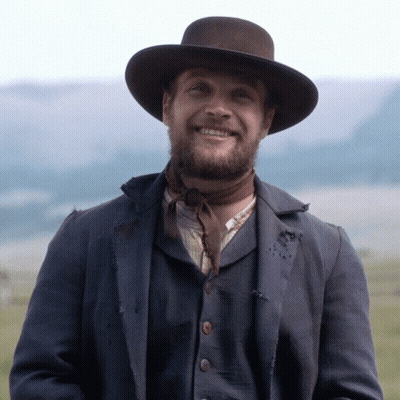 Bearded Man In Hat And Jacket GIF