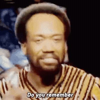 Bearded Man In Hat And Striped Shirt Asking Do You Remember GIF
