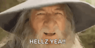 Bearded Man In Hat Saying Hellz Yea GIF