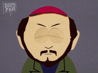 Bearded Man In Hat Saying South Park GIF