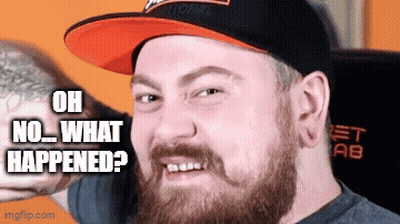 Bearded Man In Hat Says Oh No What Happened GIF
