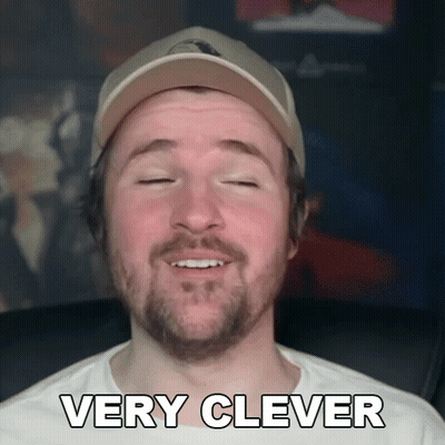 Bearded Man in Hat Says Very Clever