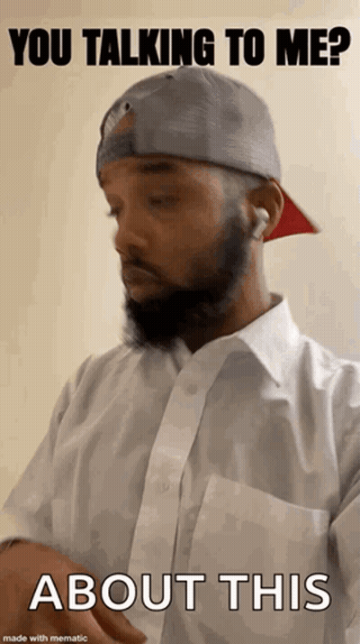 Bearded Man In Hat Talking GIF