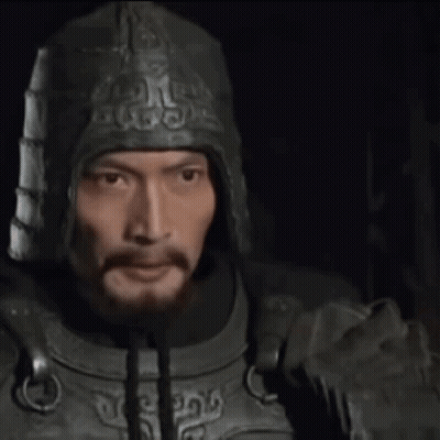 Bearded Man In Helmet And Armor Says Yes Sir GIF