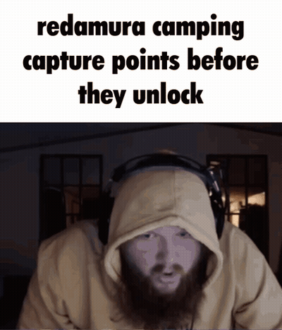 Bearded Man In Hoodie Saying Redamura Camping GIF
