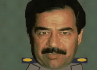 Bearded Man In Military Uniform Funny Face GIF