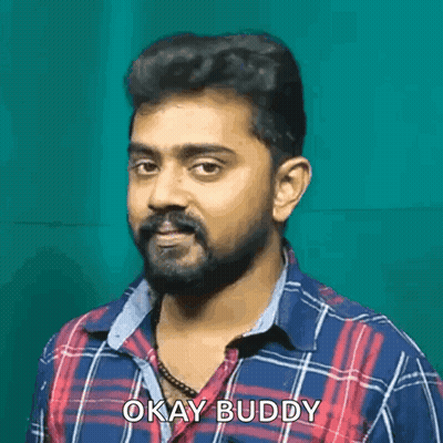 Bearded Man In Plaid Shirt Says Okay Buddy GIF