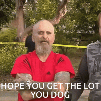 Bearded Man In Red Adidas Shirt GIF