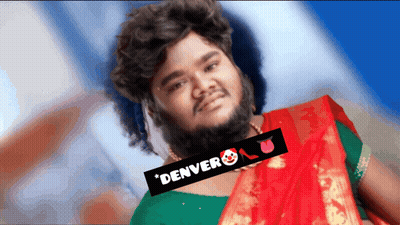 Bearded Man In Red And Green Dress Saying Denver GIF