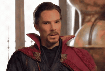 Bearded Man In Red Cape And Black Jacket GIF