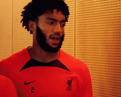 Bearded Man In Red Nike Shirt Number 2 GIF