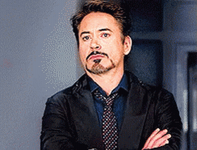 Bearded Man In Suit And Tie Arms Crossed GIF
