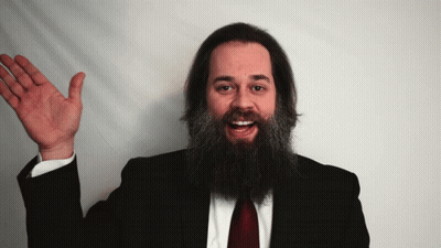 Bearded Man In Suit And Tie GIF