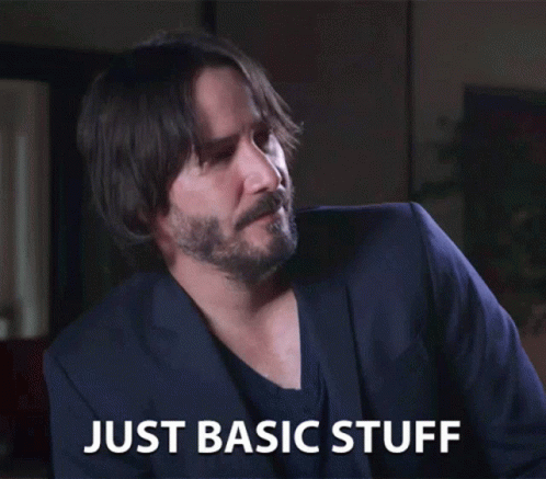 Bearded Man In Suit Saying Just Basic Stuff GIF