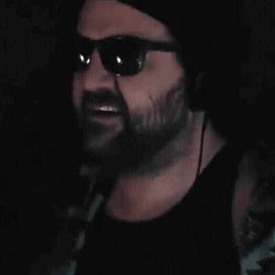 Bearded Man In Sunglasses And Black Tank Top GIF