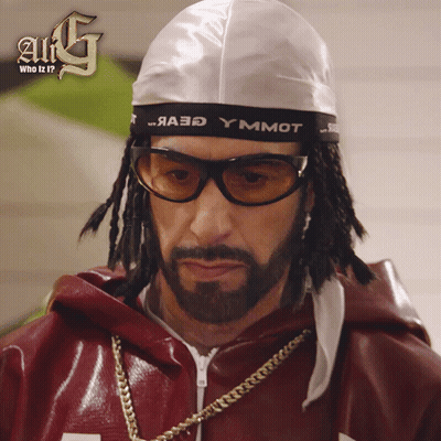 Bearded Man In Sunglasses And Ymmot Headband GIF