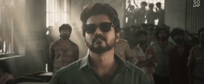 Bearded Man In Sunglasses Before Crowd GIF