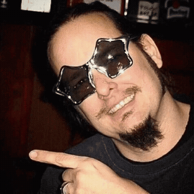 Bearded Man In Sunglasses Pointing GIF
