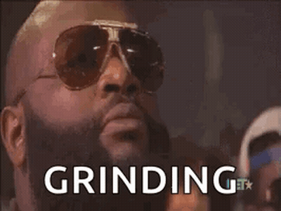 Bearded Man In Sunglasses Says Grinding Crowd GIF