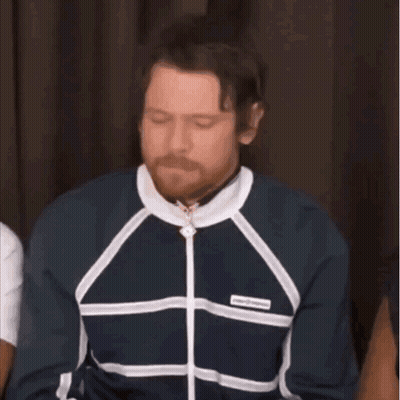 Bearded Man In Tommy Hilfiger Jacket GIF