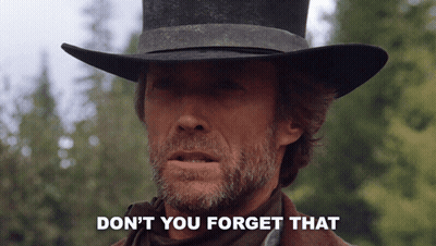 Bearded Man In Top Hat Says Don't You Forget That GIF