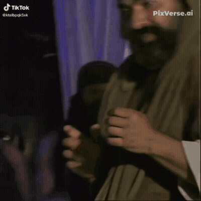 Bearded Man In Turban Talking GIF