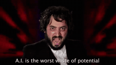 Bearded Man In Tuxedo Making Funny Face GIF